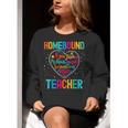 Homebound Teacher Appreciation Week Back To School Heart Women Crewneck Sweatshirt, funny gift Homebound Teacher Appreciation Week Back To School Heart Women Crewneck Sweatshirt, funny gift