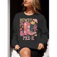 Howdy Pre-K Cowgirls Teacher Back To School Women Crewneck Sweatshirt, funny gift Howdy Pre-K Cowgirls Teacher Back To School Women Crewneck Sweatshirt, funny gift