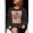 Human Muscles Organs Scary Anatomy Teacher Halloween Costume Women Crewneck Sweatshirt, funny gift Human Muscles Organs Scary Anatomy Teacher Halloween Costume Women Crewneck Sweatshirt, funny gift