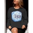 Ice Halloween Pun Costume Easy Lazy Team Group Teacher Women Crewneck Sweatshirt, funny gift Ice Halloween Pun Costume Easy Lazy Team Group Teacher Women Crewneck Sweatshirt, funny gift