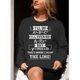 I'Ll Even Do That's Where I Draw The Line Math Teacher Joke Women Crewneck Sweatshirt, funny gift