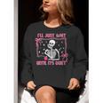 I'Ll Just Wait Until It's Quiet Spooky Teacher Halloween Women Crewneck Sweatshirt, funny gift I'Ll Just Wait Until It's Quiet Spooky Teacher Halloween Women Crewneck Sweatshirt, funny gift