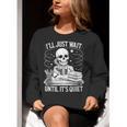 I'Ll Wait Until It's Quiet Tshirt Skeleton Teacher Halloween Women Crewneck Sweatshirt, funny gift I'Ll Wait Until It's Quiet Tshirt Skeleton Teacher Halloween Women Crewneck Sweatshirt, funny gift