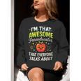 I'm That Awesome Paraeducator Teacher Women Crewneck Sweatshirt, funny gift I'm That Awesome Paraeducator Teacher Women Crewneck Sweatshirt, funny gift