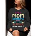 I'm Mom Grandma And A Retired Teacher Nothing Scares Me Men Women Women Crewneck Sweatshirt, funny gift I'm Mom Grandma And A Retired Teacher Nothing Scares Me Men Women Women Crewneck Sweatshirt, funny gift