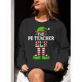 I'm The PE Teacher Elf Christmas Family Matching Women Crewneck Sweatshirt, Pe Teacher Sweatshirts, funny gift