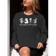 Inclusion Isn't Scary SLP Halloween Ghost Mummy Sped Teacher Women Crewneck Sweatshirt, funny gift