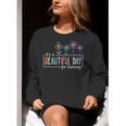It's a Beautiful Day For Learning Teacher Students Women Women Crewneck Sweatshirt, funny gift It's a Beautiful Day For Learning Teacher Students Women Women Crewneck Sweatshirt, funny gift