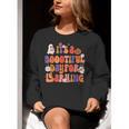 It's A Bootiful Day For Learning Cute Teacher Halloween Women Crewneck Sweatshirt, funny gift It's A Bootiful Day For Learning Cute Teacher Halloween Women Crewneck Sweatshirt, funny gift