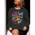 It's A Good Day To Make Some Art Artist Drawing Teacher Tees Women Crewneck Sweatshirt, funny gift