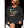 It's A Good Day To Teach Fourth Grade 4th Grade Teacher Women Crewneck Sweatshirt, 4th Grade Teacher Sweatshirts, funny gift It's A Good Day To Teach Fourth Grade 4th Grade Teacher Women Crewneck Sweatshirt, 4th Grade Teacher Sweatshirts, funny gift