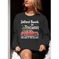 Jolliest Bunch Of Teachers This Side Of The Hallway Xmas PJ Women Crewneck Sweatshirt, funny gift