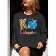 K Is For Kindergarten Teacher Tie Dye Back To School Kinder For Men Women Girls Kids Women Crewneck Sweatshirt, funny gift