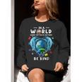 Be Kind Dolphin Autism Awareness Back To School Teacher Men Women Kids Women Crewneck Sweatshirt, funny gift Be Kind Dolphin Autism Awareness Back To School Teacher Men Women Kids Women Crewneck Sweatshirt, funny gift