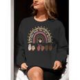 Be Kind Hand-Talking Teacher Artist ASL Women Crewneck Sweatshirt, funny gift
