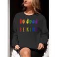 Be Kind Pride Sign Language Rainbow Teachers Interpreter ASL Women Crewneck Sweatshirt, funny gift Be Kind Pride Sign Language Rainbow Teachers Interpreter ASL Women Crewneck Sweatshirt, funny gift