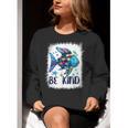 Be Kind Rainbow Fish Teacher Life Back To School Teaching Men Women Women Crewneck Sweatshirt, funny gift Be Kind Rainbow Fish Teacher Life Back To School Teaching Men Women Women Crewneck Sweatshirt, funny gift