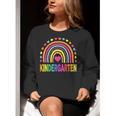 Kindergarten Rainbow Girls Boys Teacher Team Kinder Squad Women Crewneck Sweatshirt, funny gift Kindergarten Rainbow Girls Boys Teacher Team Kinder Squad Women Crewneck Sweatshirt, funny gift