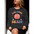 Kiss Your Brain Sped Teacher Appreciation Back To School Kid Women Crewneck Sweatshirt, funny gift Kiss Your Brain Sped Teacher Appreciation Back To School Kid Women Crewneck Sweatshirt, funny gift
