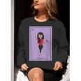 La Maestra Mexican Bingo Card Teacher Lottery Card Women Crewneck Sweatshirt, funny gift La Maestra Mexican Bingo Card Teacher Lottery Card Women Crewneck Sweatshirt, funny gift
