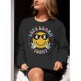 Lets Learn Today Shirt Smile Face 4K Teacher Back To School Women Crewneck Sweatshirt, funny gift Lets Learn Today Shirt Smile Face 4K Teacher Back To School Women Crewneck Sweatshirt, funny gift