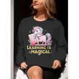 LEARNING IS MAGICAL TEACHER UNICORN BACK TO SCHOOL UNICORN Women Crewneck Sweatshirt, funny gift LEARNING IS MAGICAL TEACHER UNICORN BACK TO SCHOOL UNICORN Women Crewneck Sweatshirt, funny gift