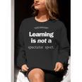 Learning Is Not a Spectator Sport Archerism For Teachers For Men Women Women Crewneck Sweatshirt, funny gift Learning Is Not a Spectator Sport Archerism For Teachers For Men Women Women Crewneck Sweatshirt, funny gift