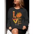 Leopard Pumpkin Love Teacher Life Thanksgiving Fall Women Women Crewneck Sweatshirt, funny gift Leopard Pumpkin Love Teacher Life Thanksgiving Fall Women Women Crewneck Sweatshirt, funny gift