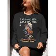 Let's Eat Kids Grammar Werewolf Halloween Teacher Women Crewneck Sweatshirt, funny gift Let's Eat Kids Grammar Werewolf Halloween Teacher Women Crewneck Sweatshirt, funny gift