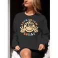 Let's Learn Today First Day Of School For Teacher Student Women Crewneck Sweatshirt, funny gift