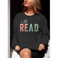 Let's Read Book Nerd Reading Book Lover Librarian Teacher Women Crewneck Sweatshirt, funny gift Let's Read Book Nerd Reading Book Lover Librarian Teacher Women Crewneck Sweatshirt, funny gift