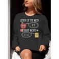 Letter Of The Week Ff Sight Word Teacher Squad Women Crewneck Sweatshirt, funny gift