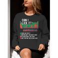Can I Lick It Periodic Table Science Teacher Chemistry Women Crewneck Sweatshirt, Science Teacher Sweatshirts, funny gift