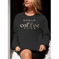Literacy Science Of Reading Phonics Teacher Linguist Coffee Women Crewneck Sweatshirt, Science Teacher Sweatshirts, funny gift