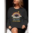 Take a Look It's In a Book Vintage Reading Teacher Rainbow Women Crewneck Sweatshirt, funny gift Take a Look It's In a Book Vintage Reading Teacher Rainbow Women Crewneck Sweatshirt, funny gift
