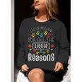 I Love My Job For All The Little Reasons Kid Daycare Teacher Women Crewneck Sweatshirt, funny gift I Love My Job For All The Little Reasons Kid Daycare Teacher Women Crewneck Sweatshirt, funny gift