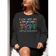 I Love My Job For All The Little Reasons Teacher Women Crewneck Sweatshirt, funny gift