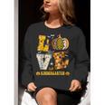 LOVE Kindergarten Pumpkin Teacher Student Halloween Costume Women Crewneck Sweatshirt, funny gift LOVE Kindergarten Pumpkin Teacher Student Halloween Costume Women Crewneck Sweatshirt, funny gift