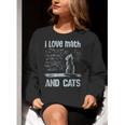 I Love Math And Cats Cat Lover Science Teacher Student Women Crewneck Sweatshirt, Science Teacher Sweatshirts, funny gift I Love Math And Cats Cat Lover Science Teacher Student Women Crewneck Sweatshirt, Science Teacher Sweatshirts, funny gift