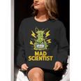 Mad Scientist Kids Youth Adult Science Teacher Chemistry Women Crewneck Sweatshirt, Science Teacher Sweatshirts, funny gift