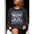 Maestra El Salvador Coquette Bow Hispanic Spanish Teacher Women Crewneck Sweatshirt, funny gift Maestra El Salvador Coquette Bow Hispanic Spanish Teacher Women Crewneck Sweatshirt, funny gift