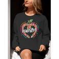 Maestra Pencil Spanish Teacher Bilingual 100 Days Of School Women Crewneck Sweatshirt, funny gift Maestra Pencil Spanish Teacher Bilingual 100 Days Of School Women Crewneck Sweatshirt, funny gift