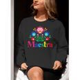 Maestra Proud Spanish Teacher Bilingual Teacher Latina Women Crewneck Sweatshirt, funny gift Maestra Proud Spanish Teacher Bilingual Teacher Latina Women Crewneck Sweatshirt, funny gift