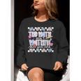 The Math Aint Mathin Meme Show Your Work Floral Math Teacher Women Crewneck Sweatshirt, funny gift