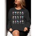 Math Equation Figures Algebra Dance Nerdy Teacher Joke For Men Women Girls Kids Women Crewneck Sweatshirt, funny gift