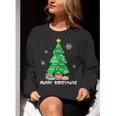 Math Teacher Polygon Christmas Tree Geometry Merry Christmas Women Crewneck Sweatshirt, funny gift