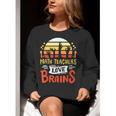 Math Teachers Love Brains Halloween Costume Zombie For Men Women Women Crewneck Sweatshirt, funny gift Math Teachers Love Brains Halloween Costume Zombie For Men Women Women Crewneck Sweatshirt, funny gift