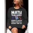 Mathematics Teachers Math Teacher For Men Women Women Crewneck Sweatshirt, funny gift Mathematics Teachers Math Teacher For Men Women Women Crewneck Sweatshirt, funny gift