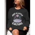 Microbiology Lab Love Culture Biology Teacher Lab Tech Women Crewneck Sweatshirt, funny gift