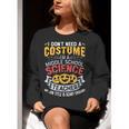 Middle School Science Teacher Halloween Costume For Men Women Women Crewneck Sweatshirt, Science Teacher Sweatshirts, funny gift